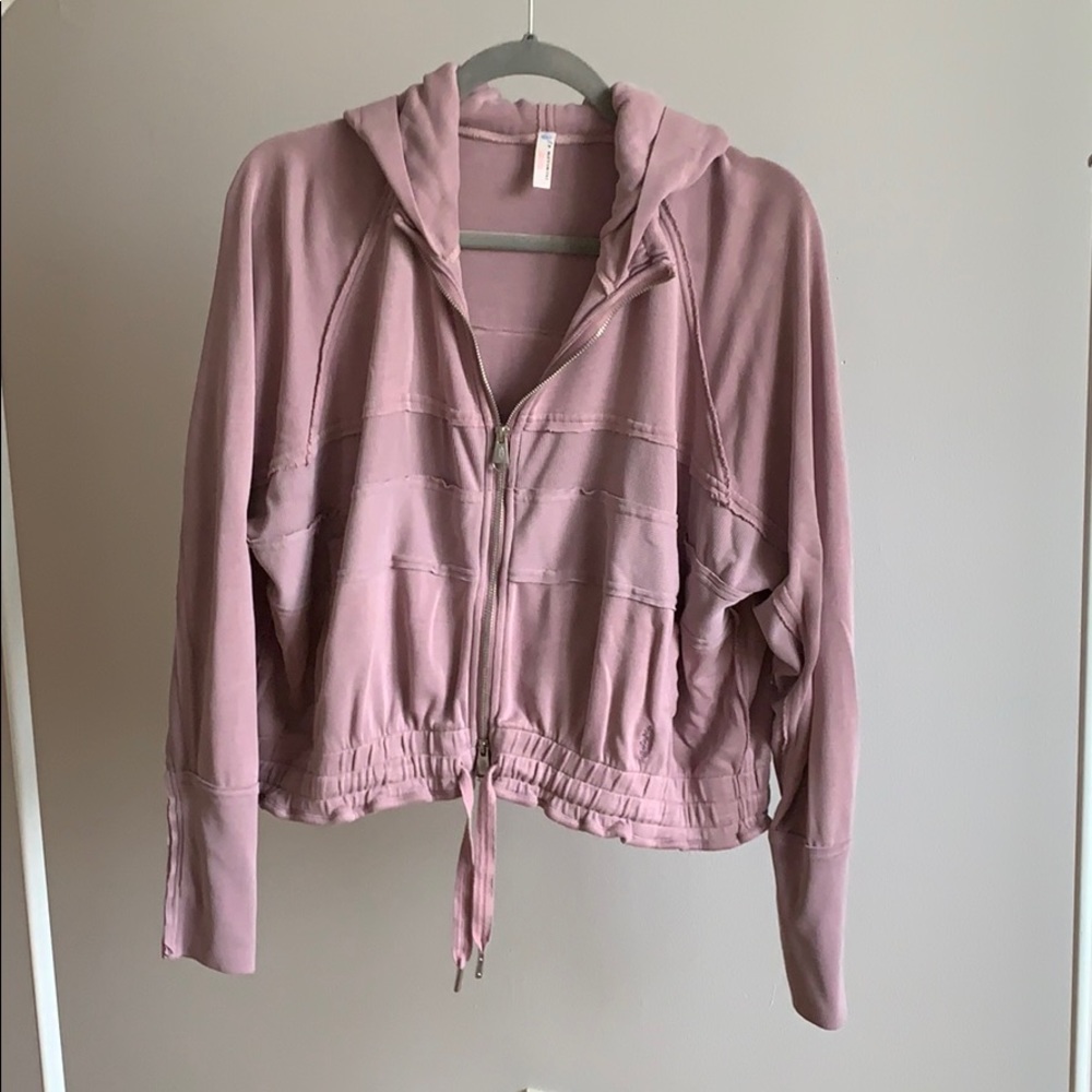 Pink Free People Movement Jacket